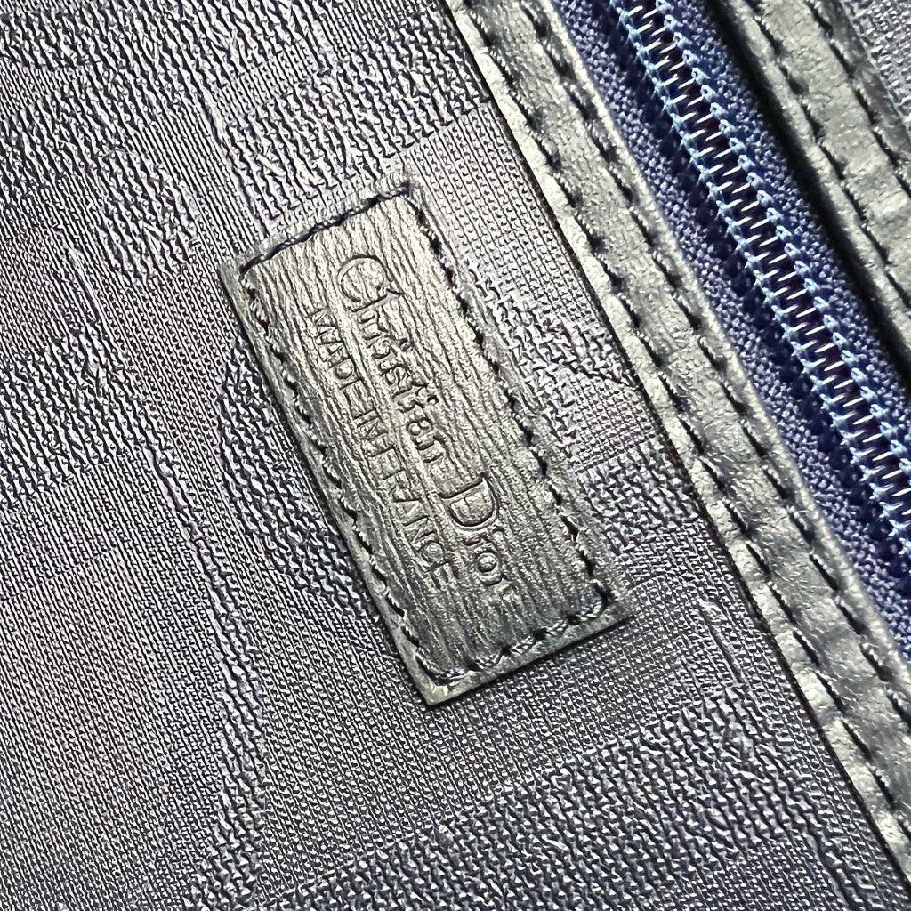 Christian Dior Signature D Monogram Ring Detail Boston Large Weekend Bag