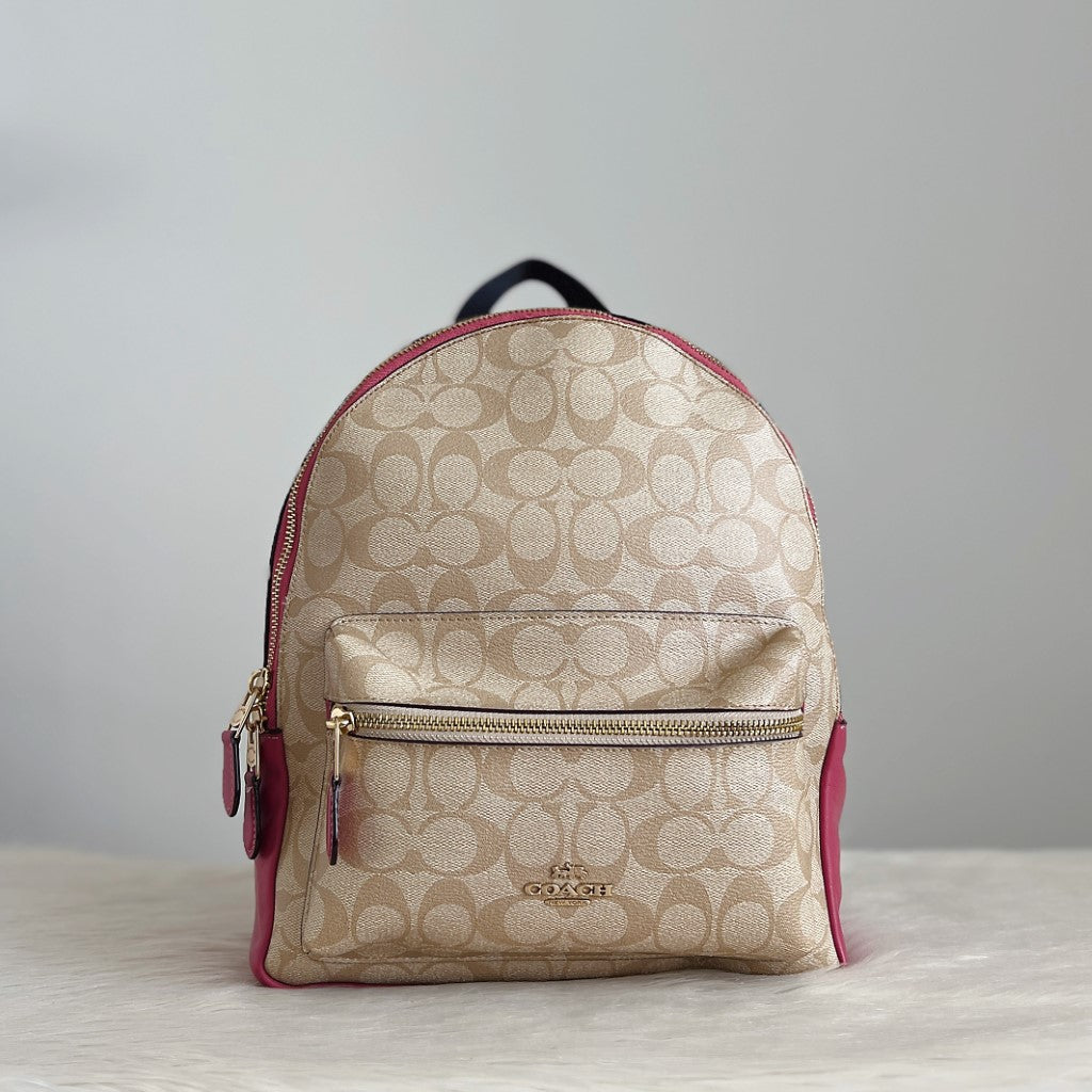 Coach backpack monogram best sale