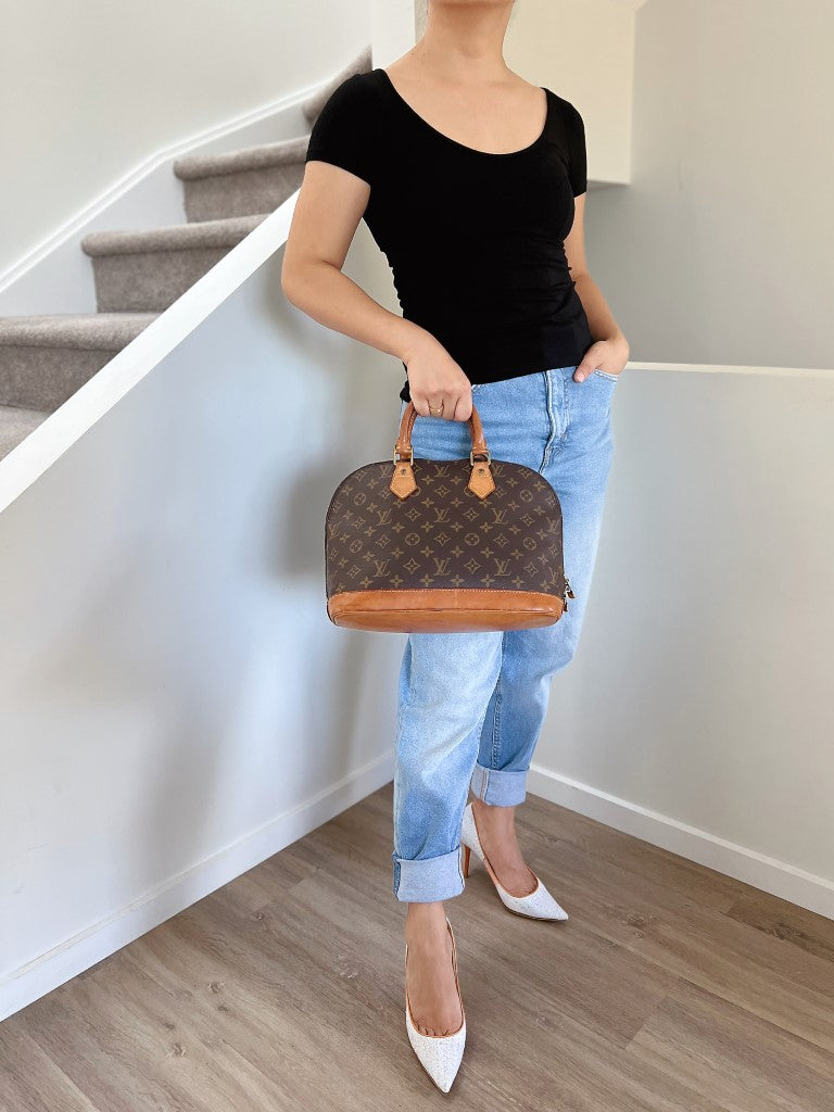 Louis Vuitton Signature Monogram Alma Tote
