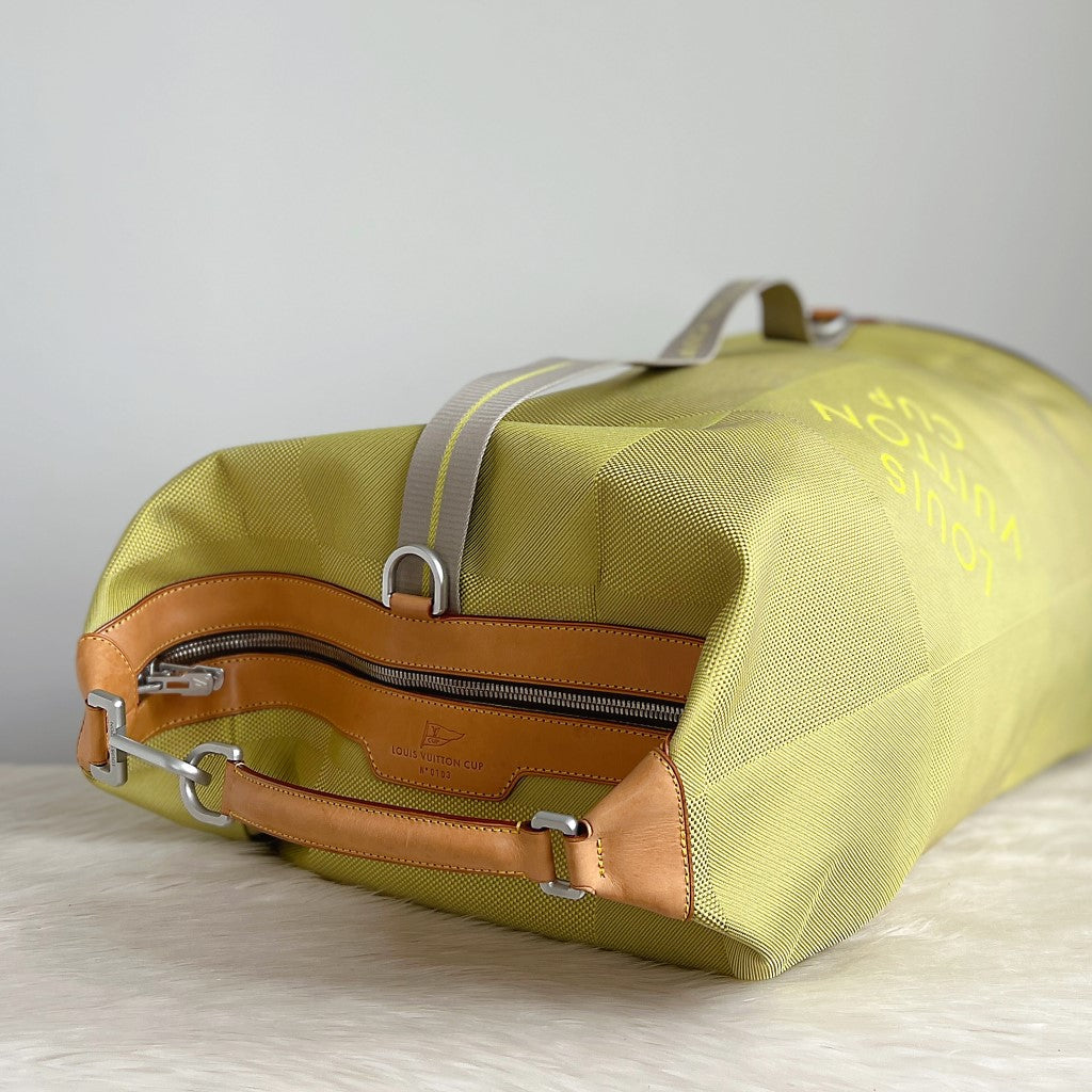 Louis Vuitton Weatherly Louis Vuitton Cup Sports Travel Bag