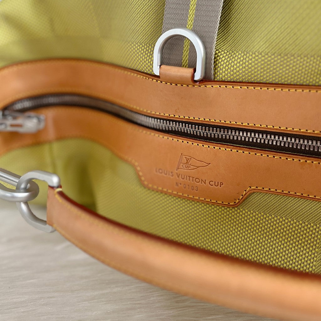 Louis Vuitton Weatherly Louis Vuitton Cup Sports Travel Bag