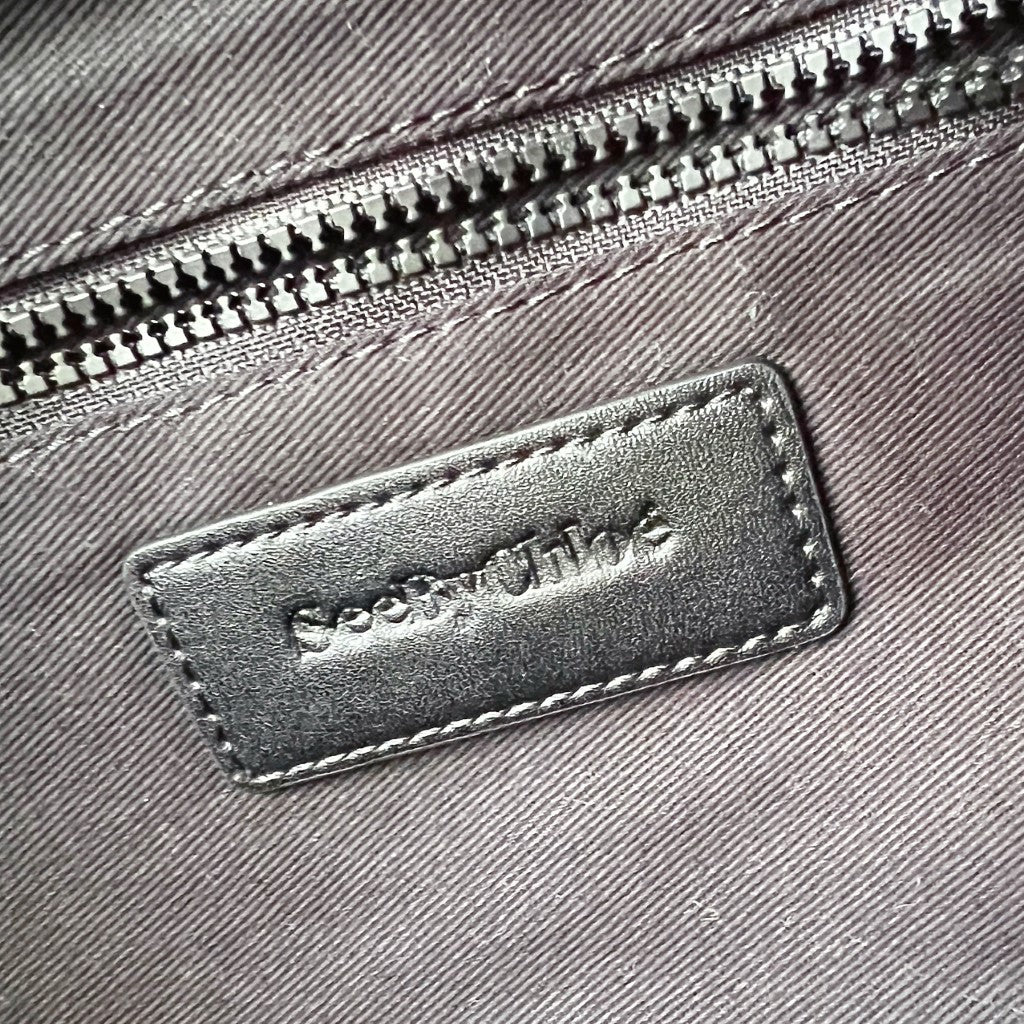 See by Chloe Black Joy Rider Puffy 2 Way Shoulder Bag Like New