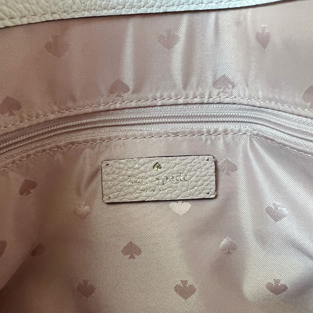 Kate Spade Two Tone Leather Triple Compartment Career Shoulder Bag Like New