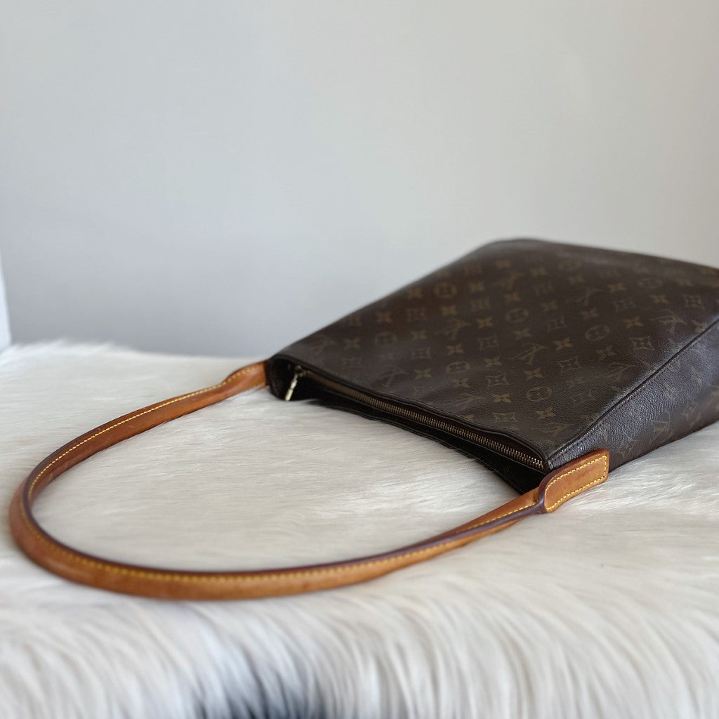 Louis Vuitton Signature Monogram Looping GM Shoulder Bag
