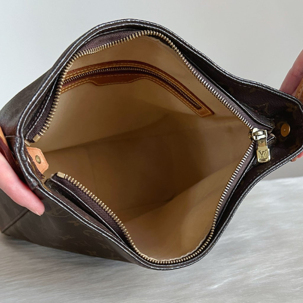 Louis Vuitton Signature Monogram Looping GM Shoulder Bag