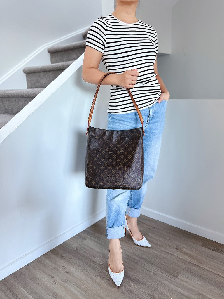 Louis Vuitton Signature Monogram Looping GM Shoulder Bag