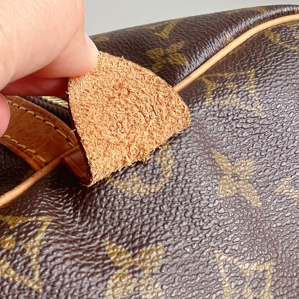 Louis Vuitton Signature Monogram Sac Souple 45 Travel Bag + Lock & Key