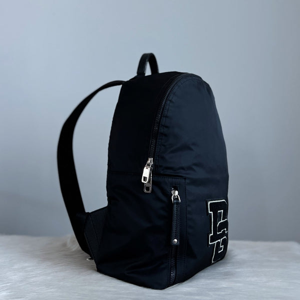 Dolce & Gabbana D&G Black Front Logo Backpack