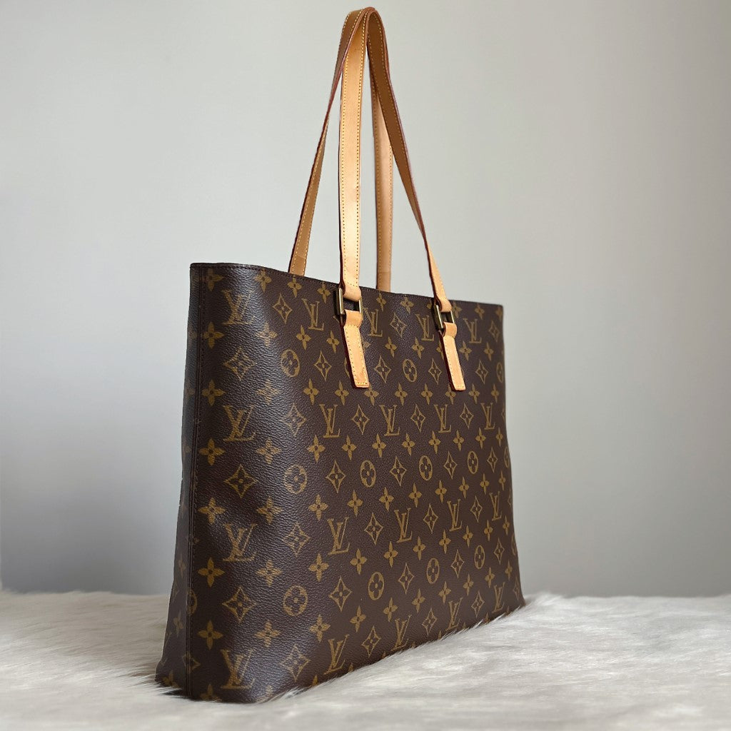 Louis Vuitton Signature Monogram Luco Large Shoulder Bag