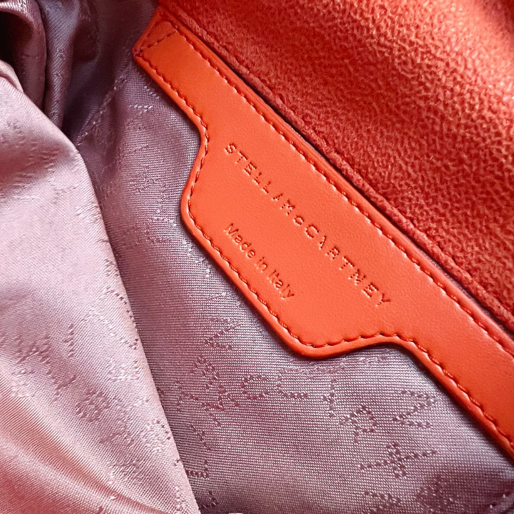 Stella McCartney Orange Falabella 2 Way Shoulder Bag Excellent