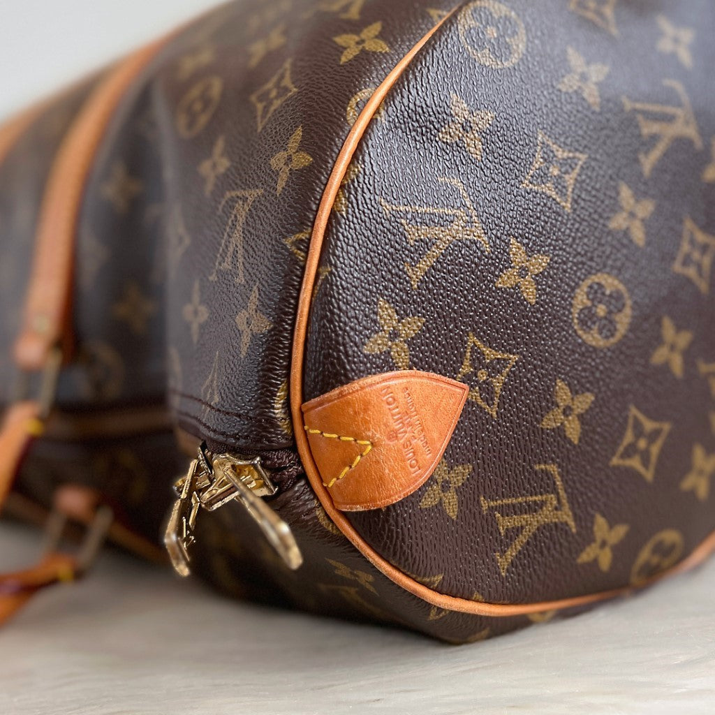 Louis Vuitton Signature Monogram Keepall 45 Travel Bag