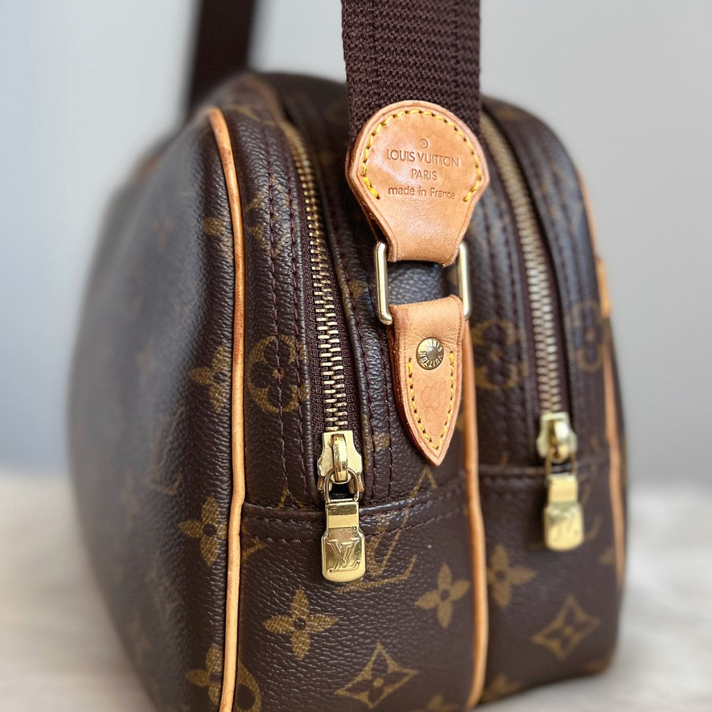 Louis Vuitton Signature Monogram Reporter PM Shoulder Bag