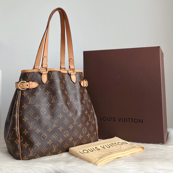 Louis Vuitton Signature Monogram Batignolles Vertical Shoulder Bag