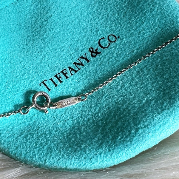 Tiffany & Co. Knotted Bow Silver Necklace Excellent