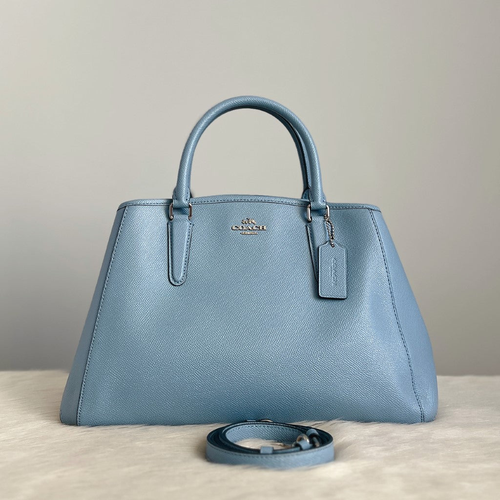 Purchases Coach Blue Carryall