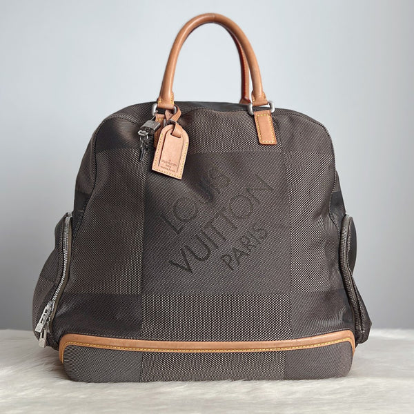 Louis Vuitton Signature Damier Geant Travel Bag Full Set