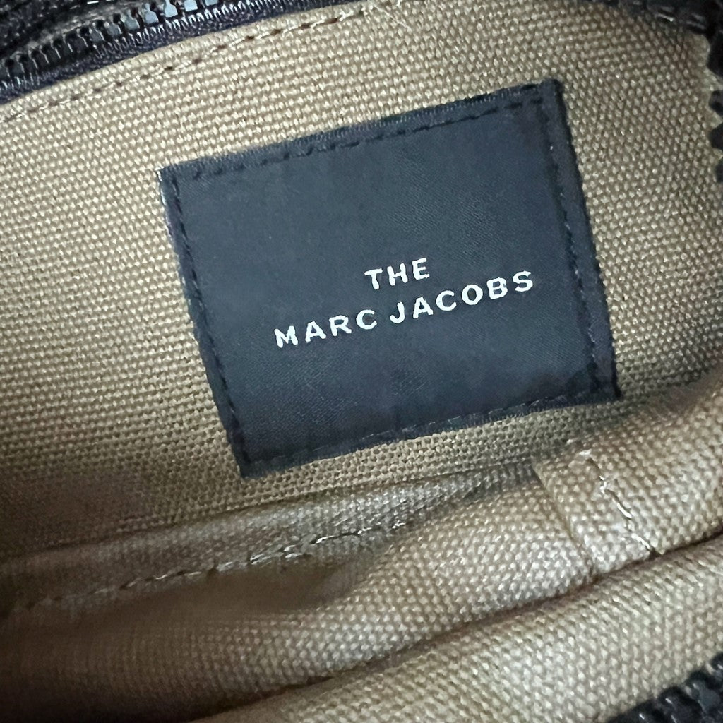 Marc Jacobs Olive Canvas Camera Crossbody Shoulder Bag Excellent