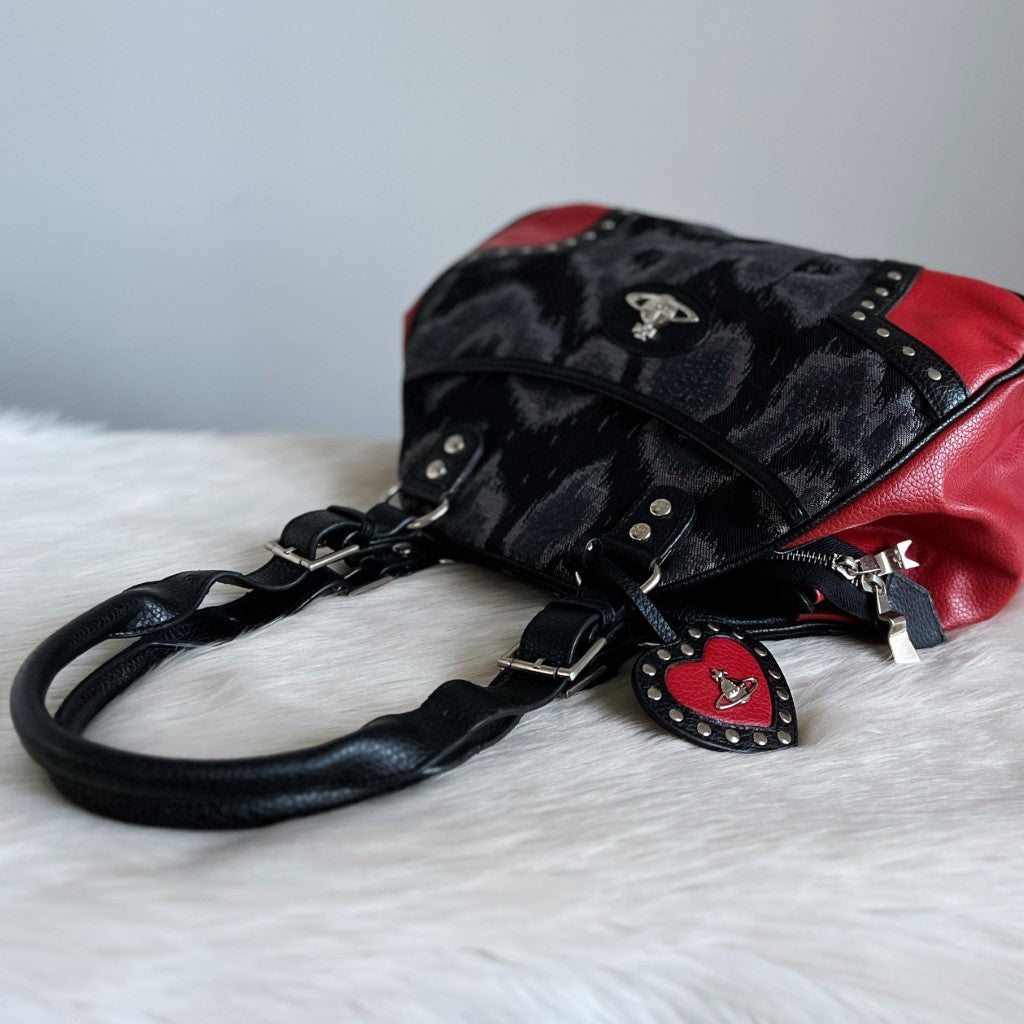 Vivienne Westwood Patchwork Signature Bowling Shoulder Bag