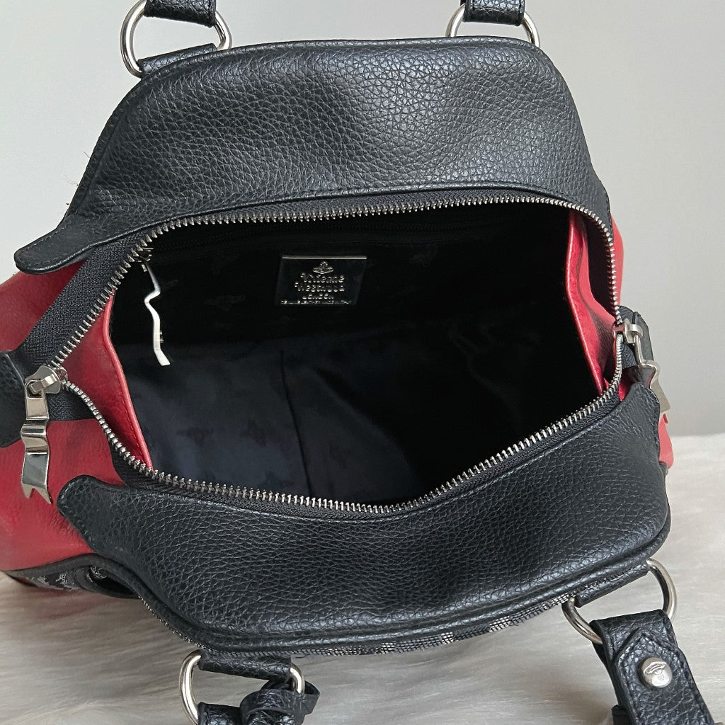 Vivienne Westwood Patchwork Signature Bowling Shoulder Bag