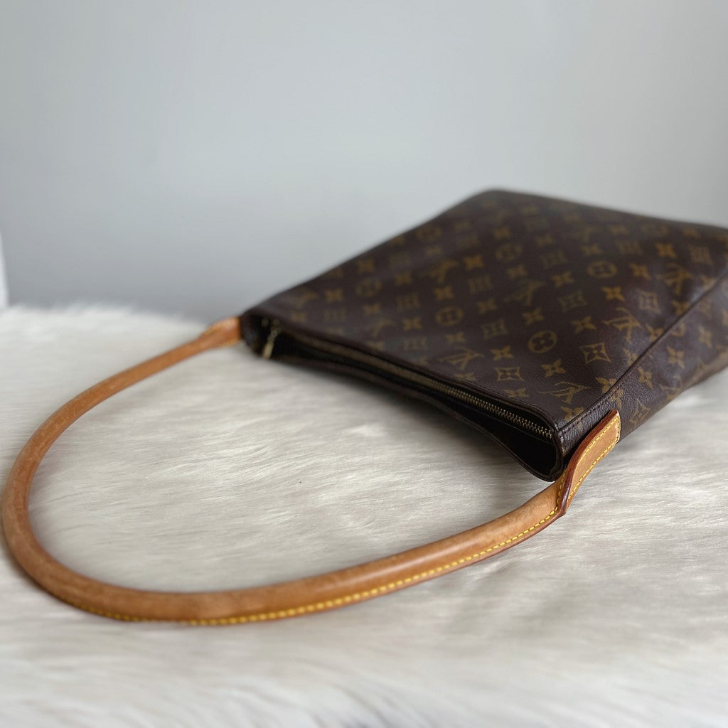 Louis Vuitton Signature Monogram Looping GM Shoulder Bag