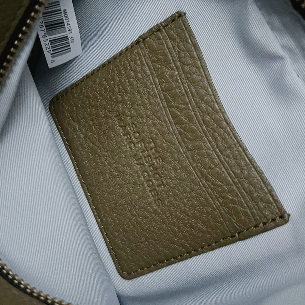 Marc Jacobs Olive Leather Camera Crossbody Shoulder Bag Excellent