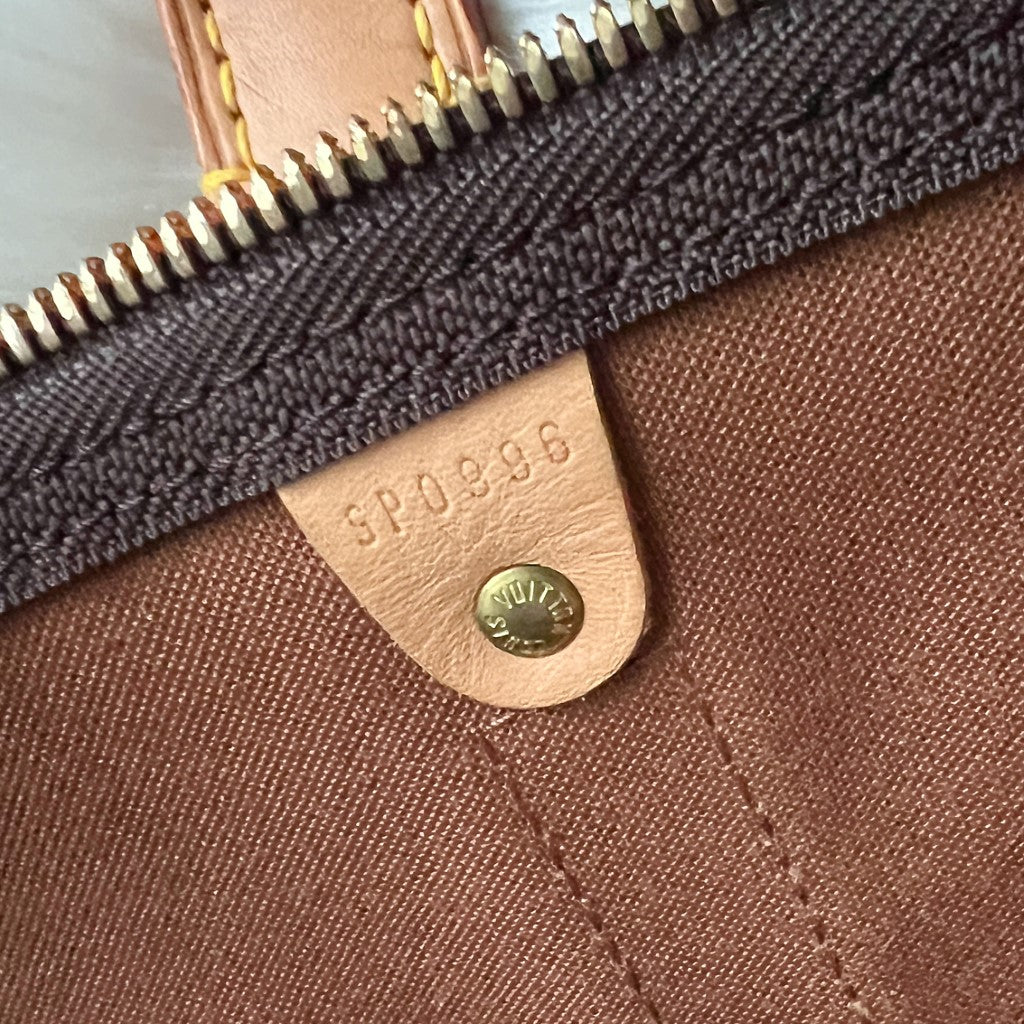 Louis Vuitton Signature Monogram Keepall 50 Travel Bag Full Set