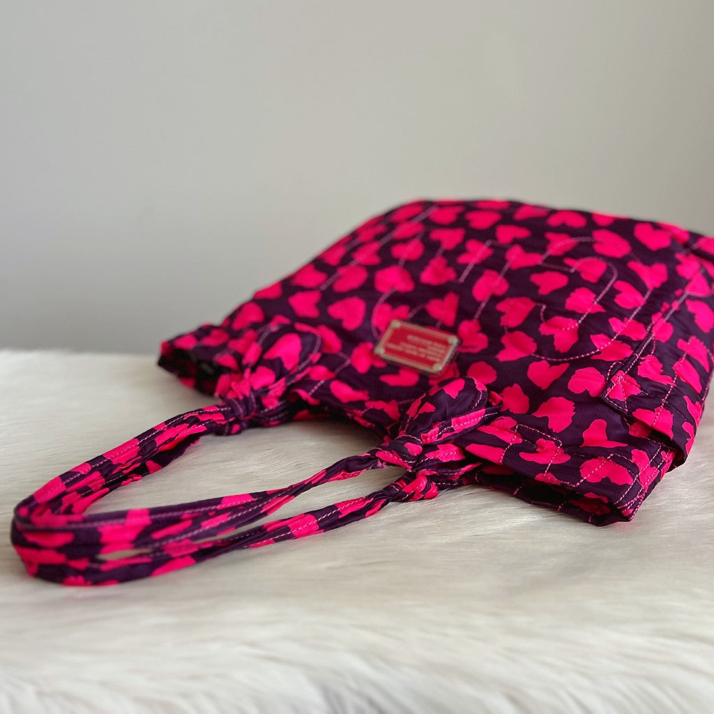 Marc Jacobs Heart Pattern Holiday Shoulder Bag