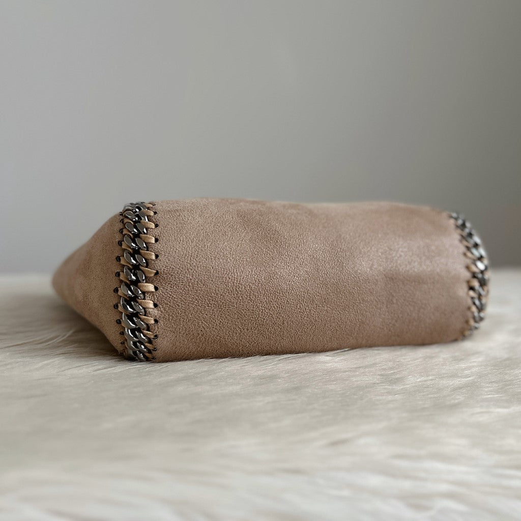 Stella Mccartney Two Tone Signature Falabella Shoulder Bag + Pouch Excellent