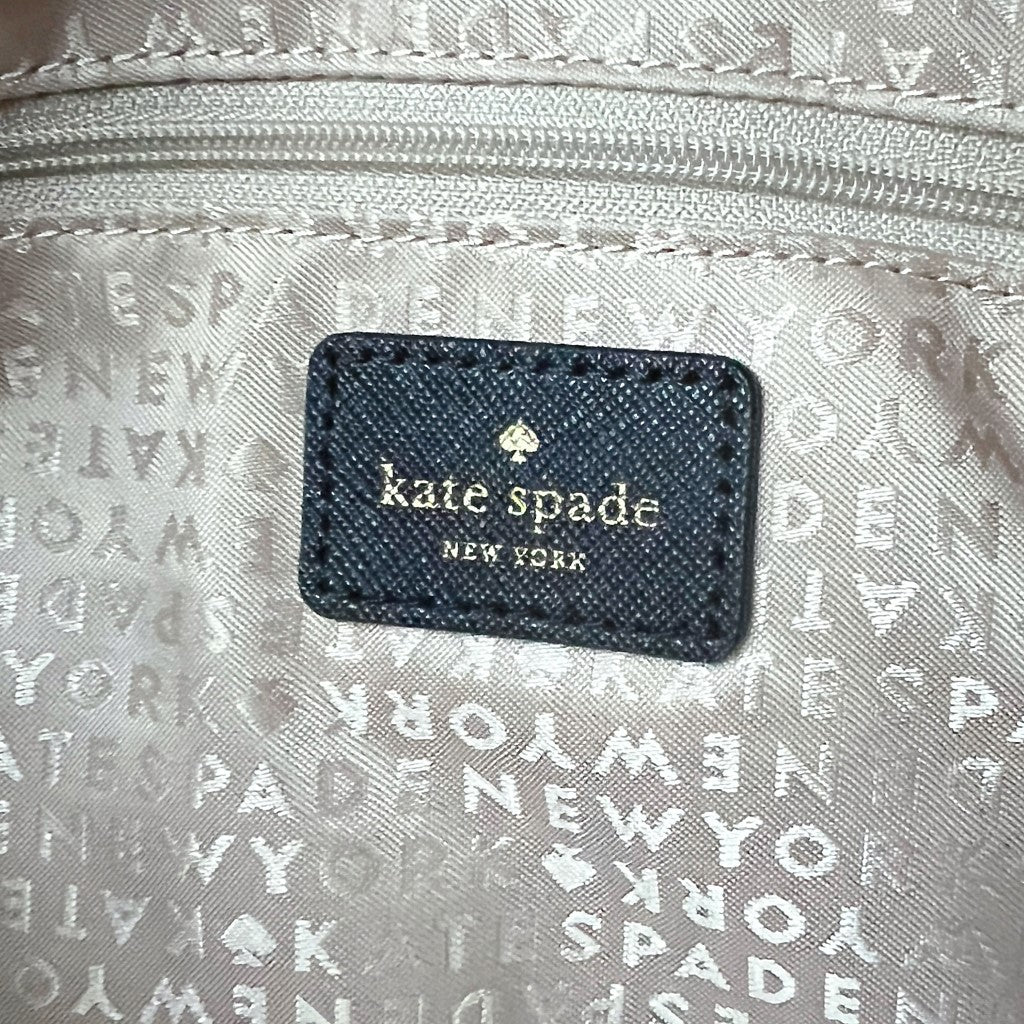 Kate Spade Two Tone Leather Triple Compartment 2 Way Shoulder Bag Excellent
