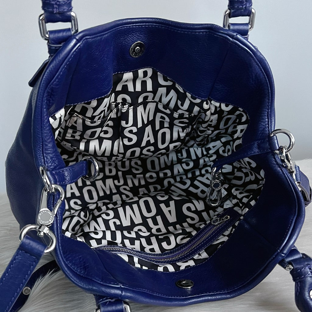 Marc Jacobs Volet Leather Front Logo 2 Way Shoulder Bag Excellent