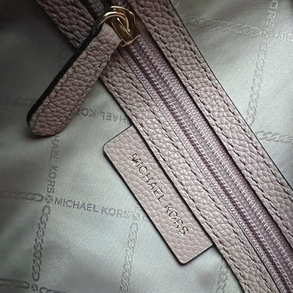 Michael Kors Tri-Tone Leather Triple Compartment Career 2 Way Shoulder Bag
