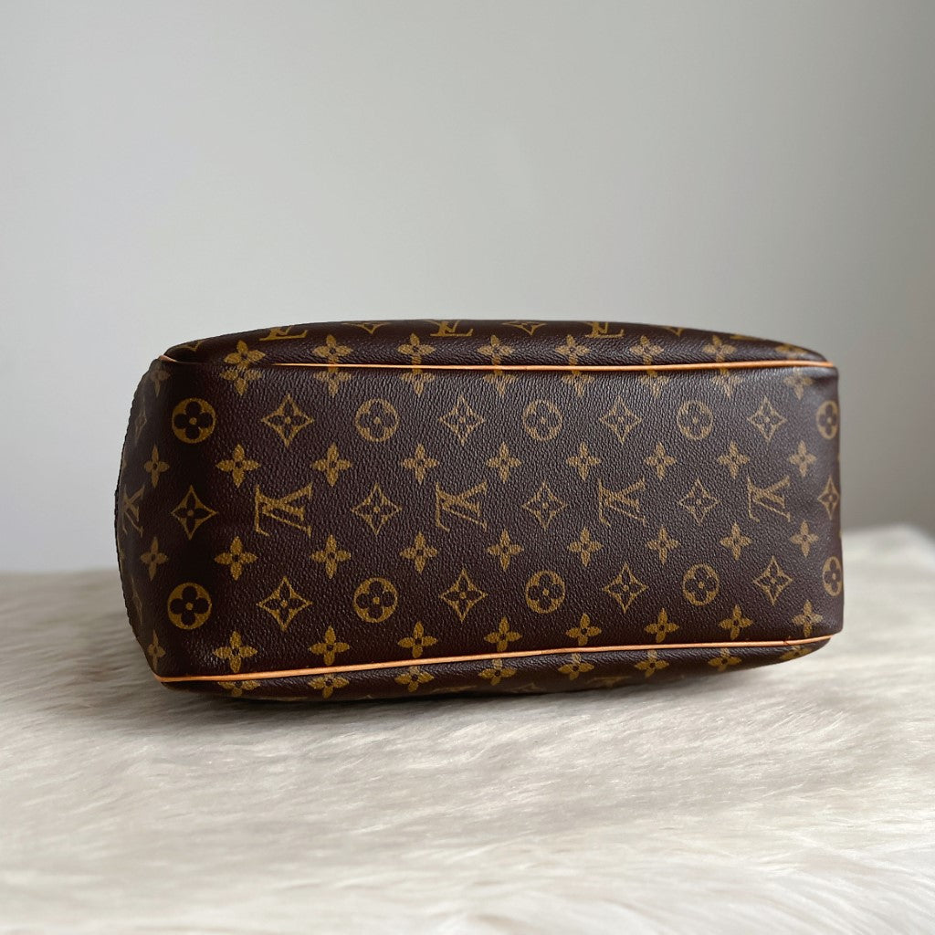 Louis Vuitton Signature Monogram Deauville Tote Full Set