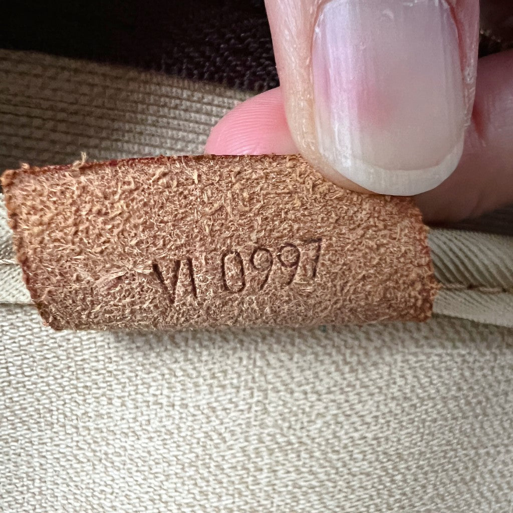 Louis Vuitton Signature Monogram Deauville Tote Full Set