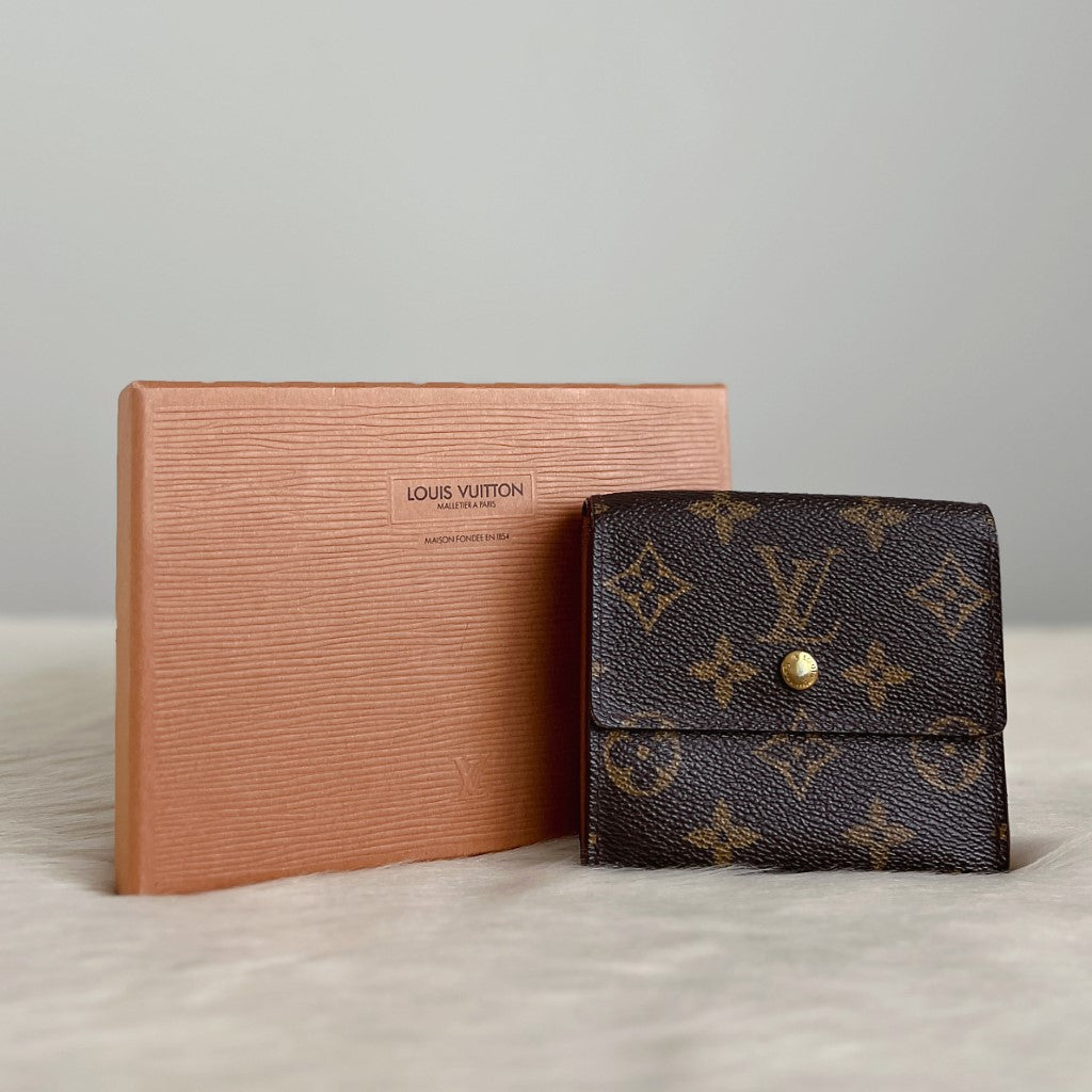 Louis Vuitton Monogram Double Sided Short Wallet