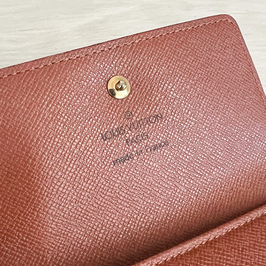 Louis Vuitton Monogram Double Sided Short Wallet