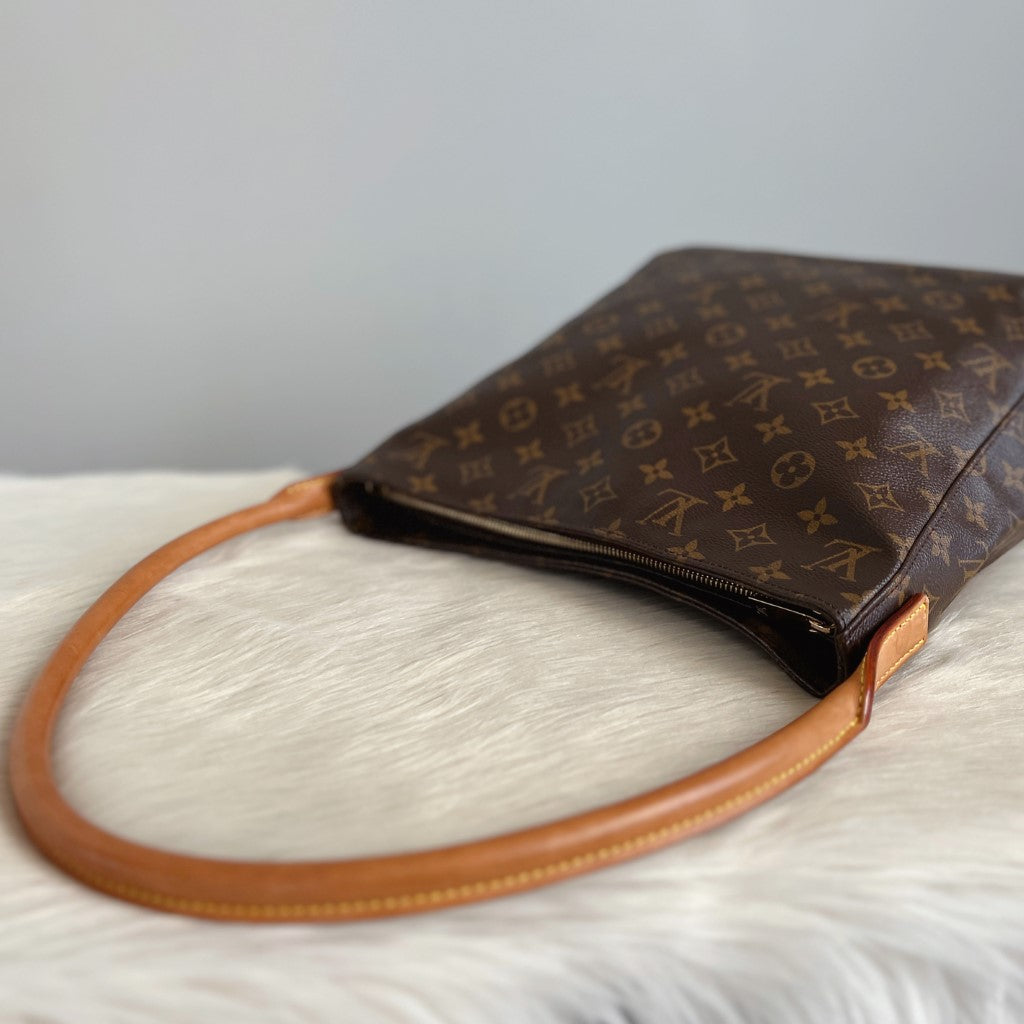 Louis Vuitton Signature Monogram Looping GM Shoulder Bag