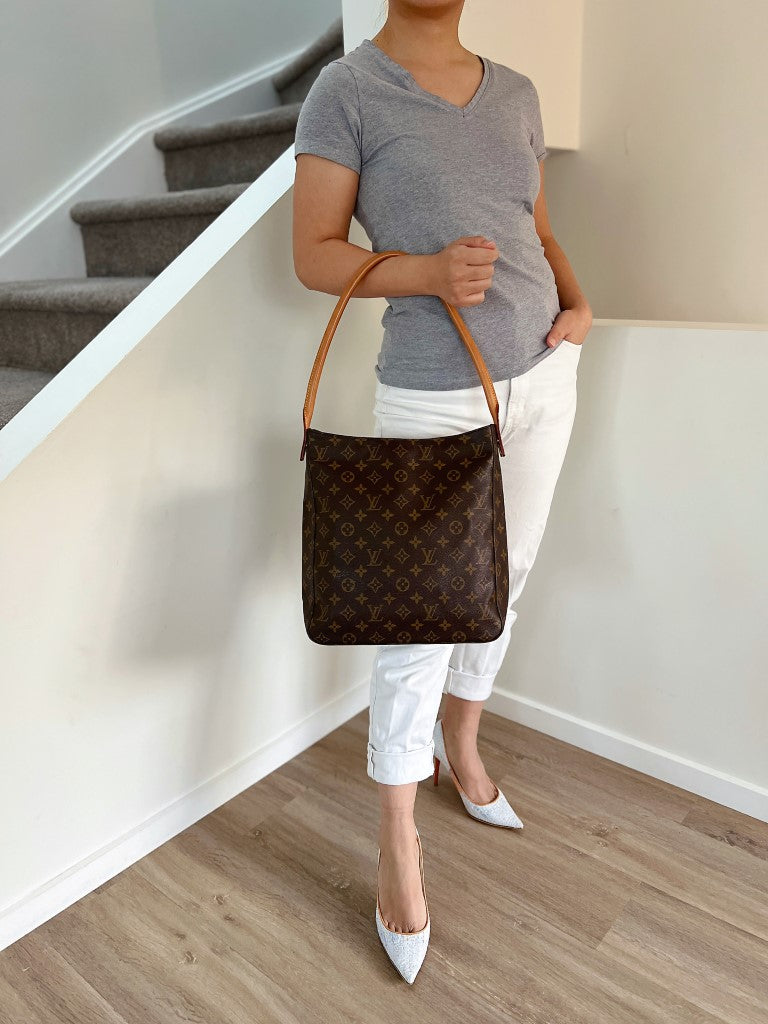 Louis Vuitton Signature Monogram Looping GM Shoulder Bag