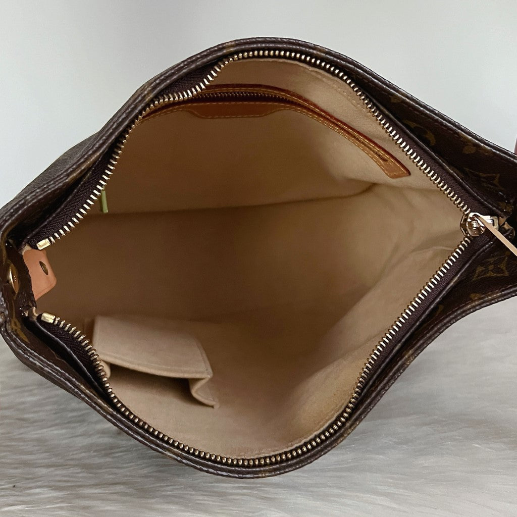 Louis Vuitton Signature Monogram Looping GM Shoulder Bag
