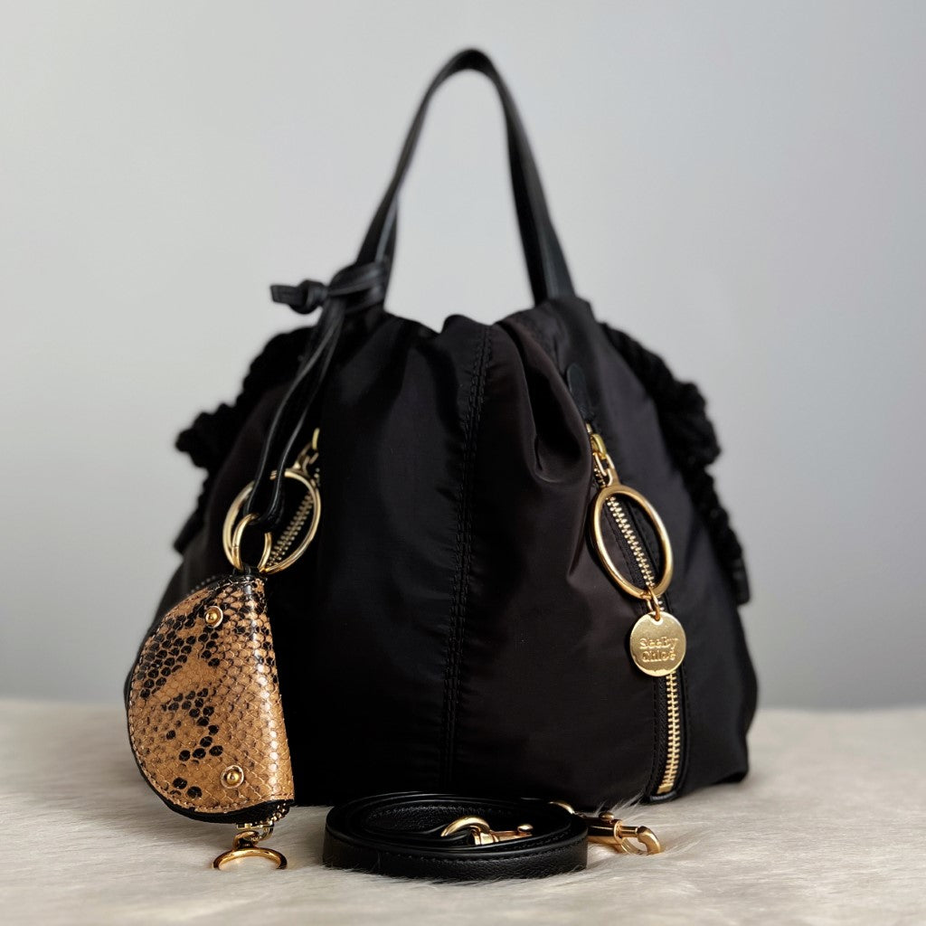 Chloe black purse on sale