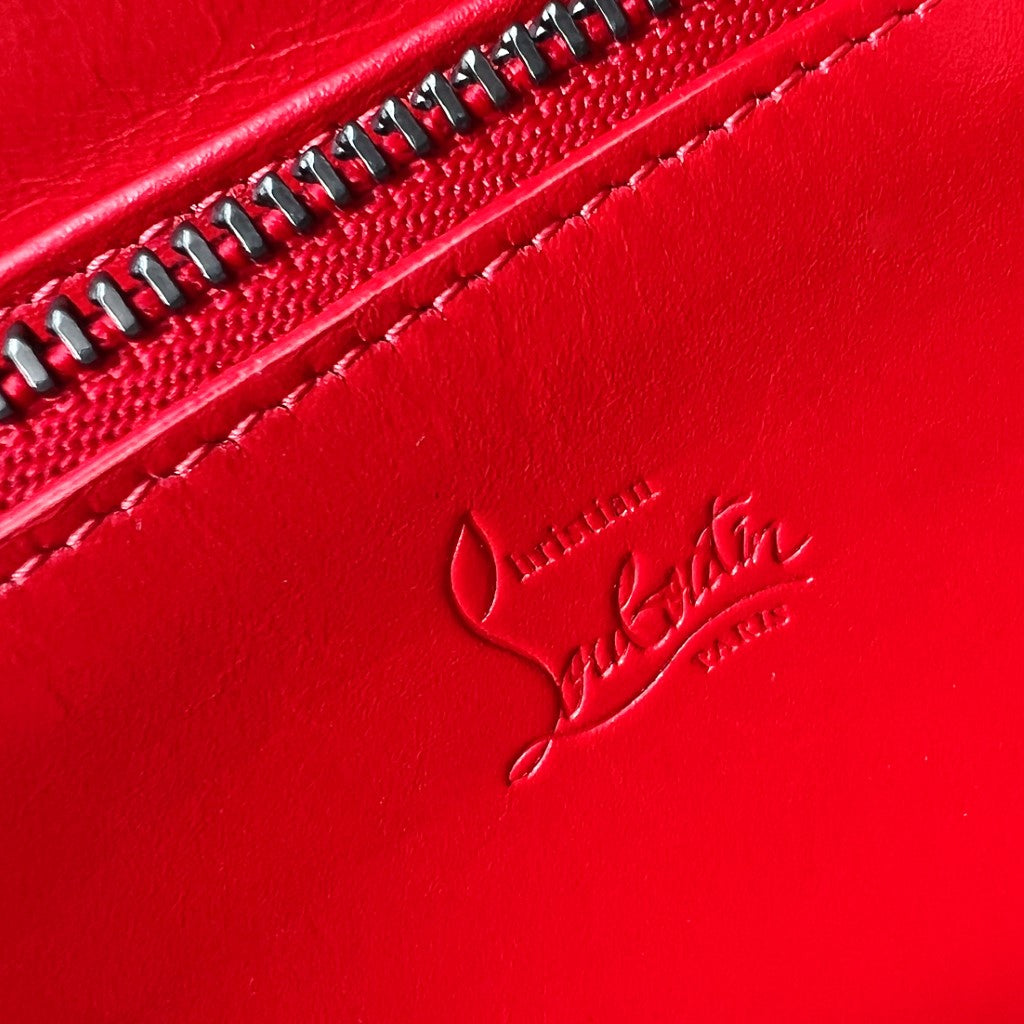 Christian Louboutin Rainbow Signature Studs Zip Compartment Long Wallet Excellent