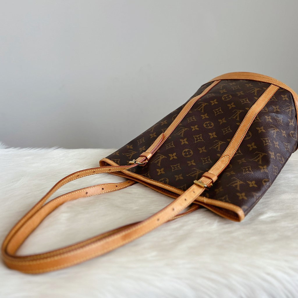 Louis Vuitton Signature Monogram Bucket GM Shoulder Bag