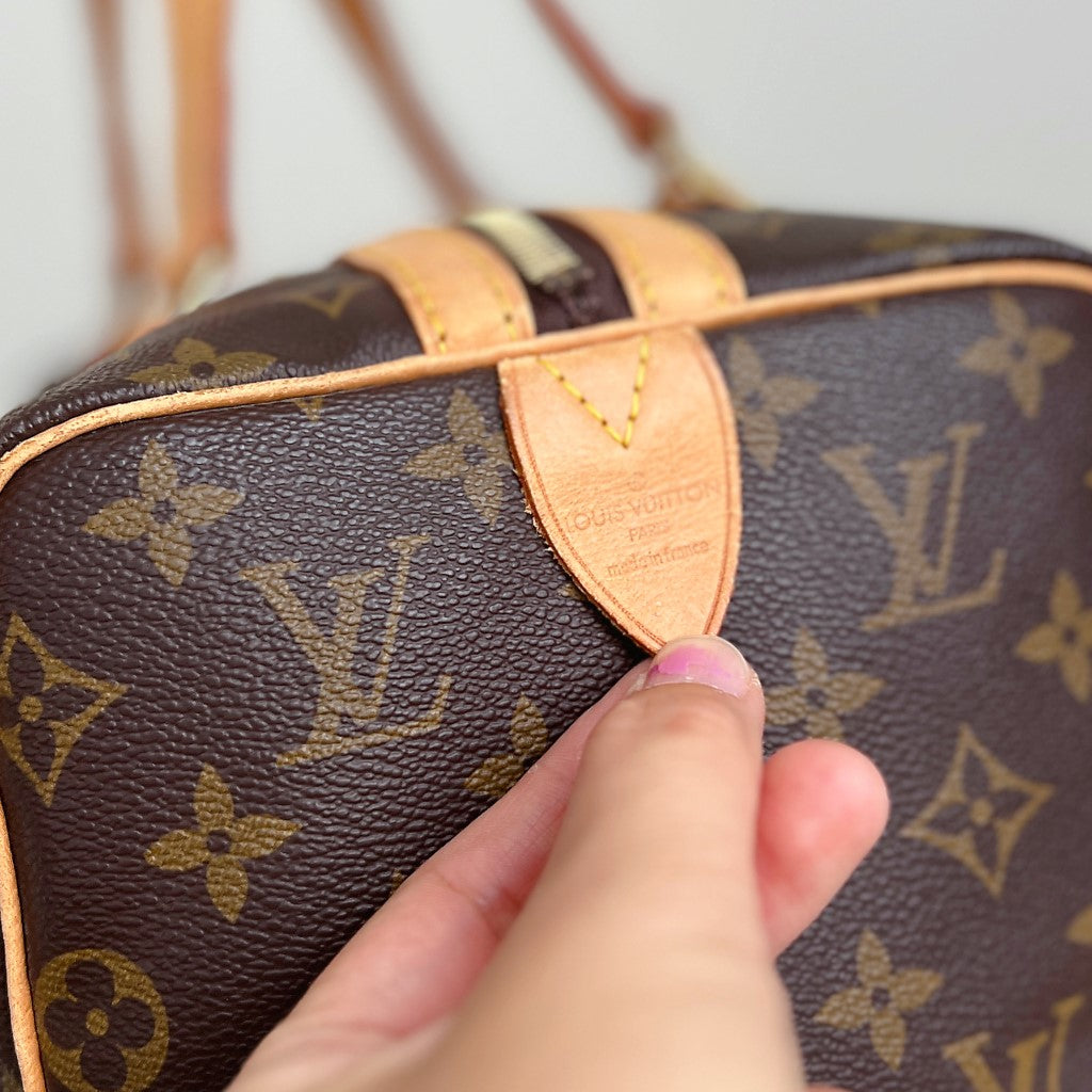 Louis Vuitton Signature Monogram Sac Souple 35 Tote Bag + Lock & Key