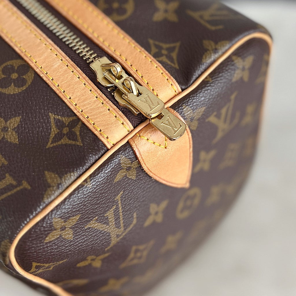 Louis Vuitton Signature Monogram Sac Souple 35 Tote Bag + Lock & Key
