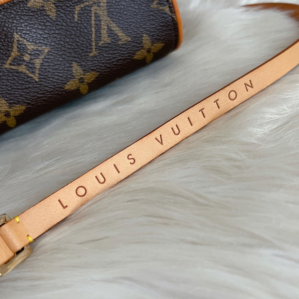 Louis Vuitton Signature Monogram Waist Pouch Excellent
