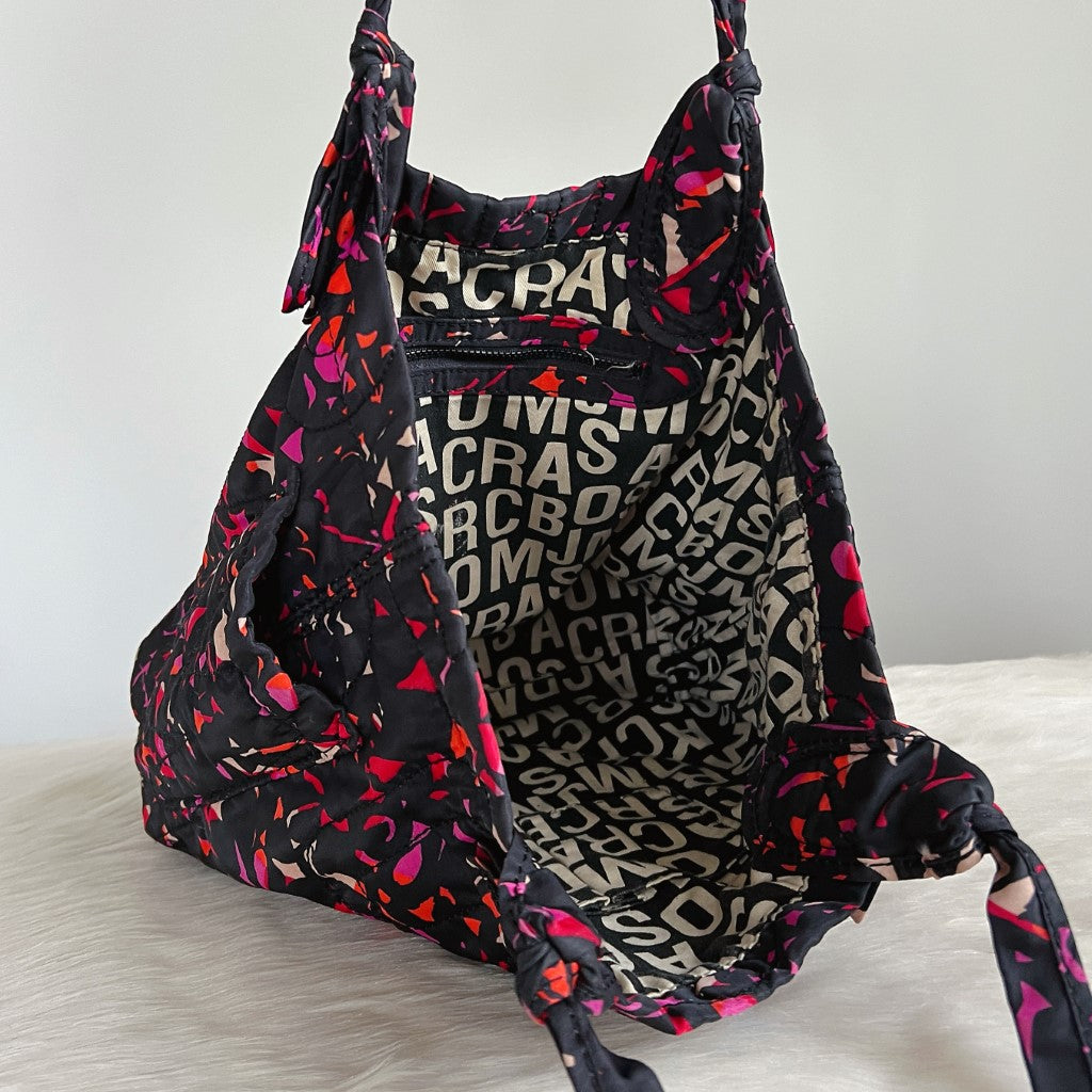 Marc Jacobs Patterned Quilted Nylon Carryall Shoulder Bag