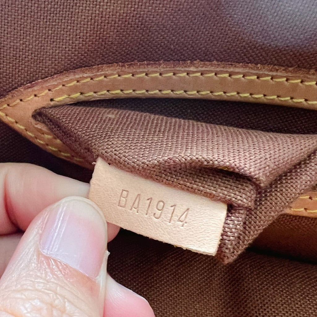 Louis Vuitton Signature Monogram Alma Tote + Lock & Key