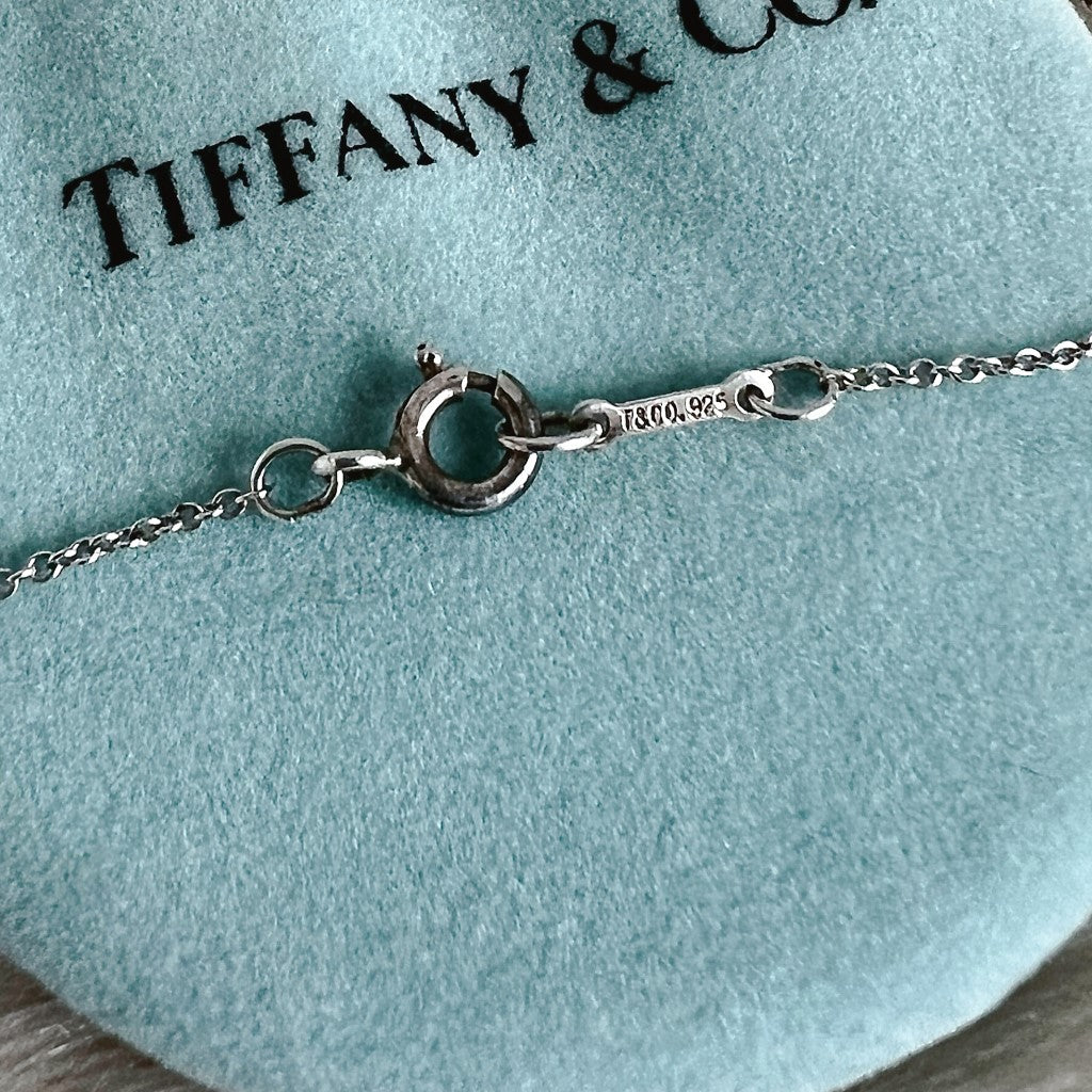 Tiffany & Co Paloma Picasso Silver Loving Heart Necklace Excellent