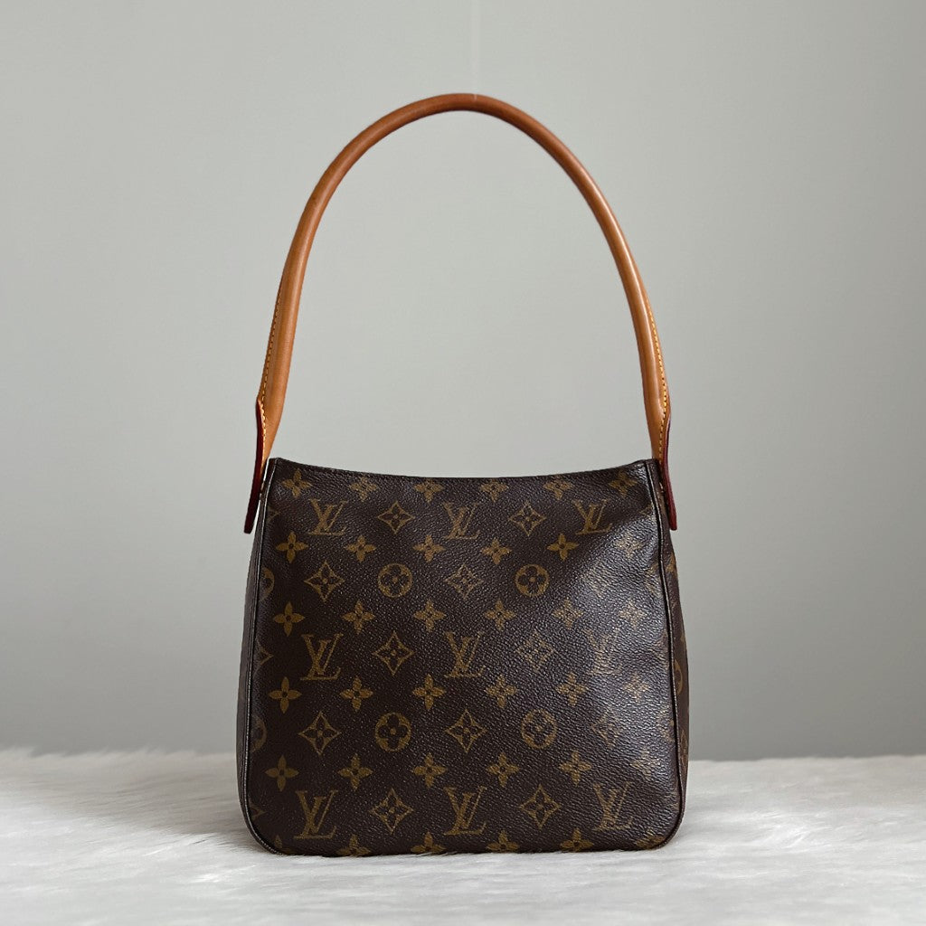 Louis Vuitton Signature Monogram Looping MM Shoulder Bag Excellent