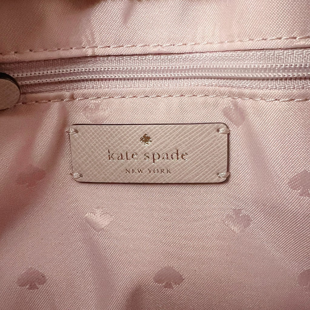 Kate Spade Tri-Tone Leather Front Logo 2 Way Shoulder Bag Like New