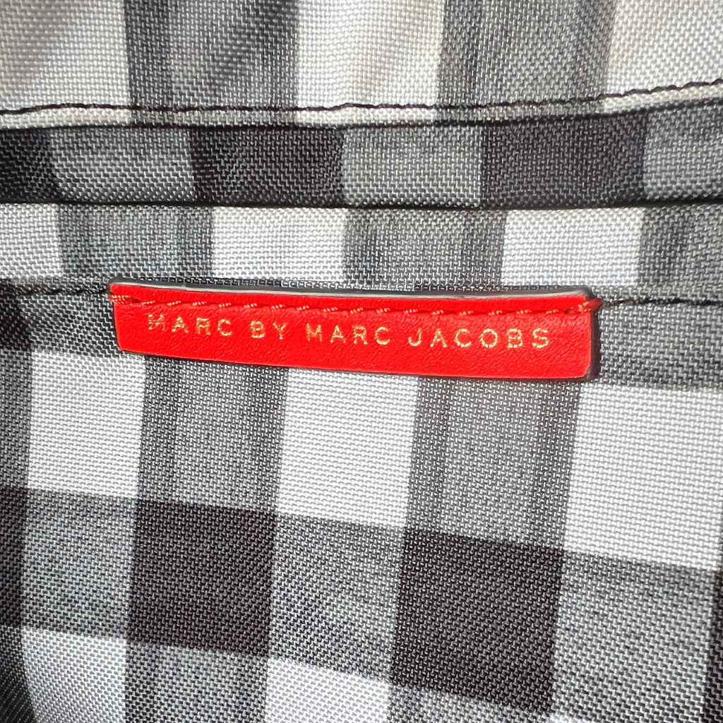 Marc Jacobs Check Pattern Front Detail Crossbody Shoulder Bag Like New